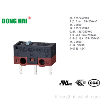 Ultra Small Size Micro Switch Para sa Electric Parts